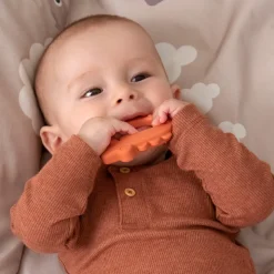 Anneau de dentition lot de 2 - Deer friends - Papaye/Sable