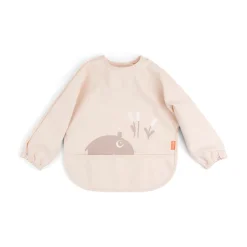 Bavoir à manches avec poche - Ozzo - Rose