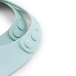 Bavoir silicone lot de 2 - Elphee - Bleu