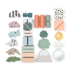 Bloc de construction lot de 34 - Deer friends - Multicolore