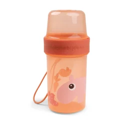 Boîte à goûter double grand - Ozzo - Papaye