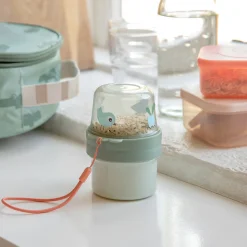 Boîte à goûter double petit - Birdee - Sable