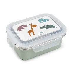Boîte à goûter inox - Deer friends - Vert