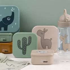 Boîte à goûter lot de 3 - Lalee - Sable mixte