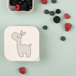 Boîte à goûter lot de 3 - Lalee - Sable mixte