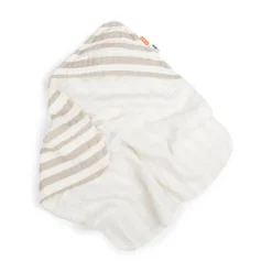 Cape de bain - Stripes - Sable