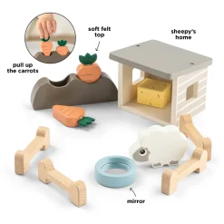 Coffret de jeu Tiny farm - Sheepy - multicolore