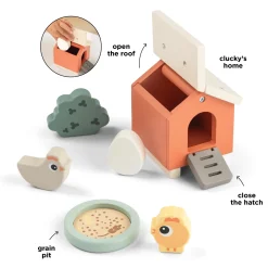 Coffret de jeu tiny farm - Clucky
