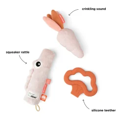 Coffret de naissance - Croco - Rose