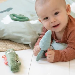 Coffret de naissance - Croco - Rose