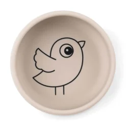 Coffret premier repas en silicone - Birdee - Sable