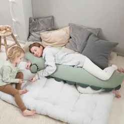 Coussin de maternité et d'allaitement - Croco - Vert