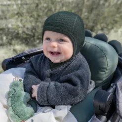 Coussin rÈducteur de poussette - Croco - Vert