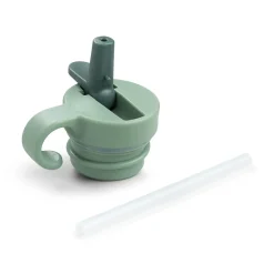 Couvercle & paille - Gourde inox - Croco - Vert