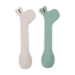 Cuillère silicone lot de 2 - Lalee - Vert