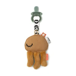 Doudou attache sucette - Jelly - Moutarde