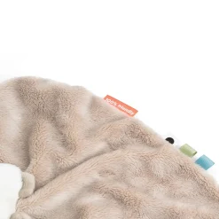 Doudou plat attache-sucette - Sheepy - Sable
