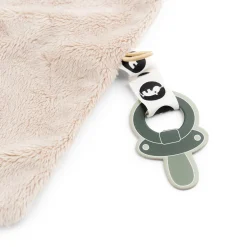 Doudou plat attache-sucette - Lalee - Sable