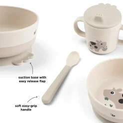 Foodie coffret premier repas ventouse Tiny farm Sable