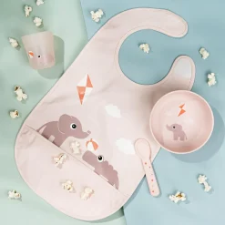 Foodie coffret premier repas - Playground - Rose