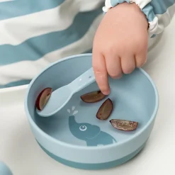 Foodie couverts set de 3 - Happy dots - Bleu