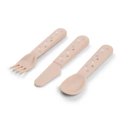 Foodie couverts set de 3 - Happy dots - Rose