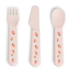 Foodie couverts set de 3 - Tiny farm - Rose