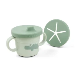 Foodie tasse d'apprentissage - Croco - Vert