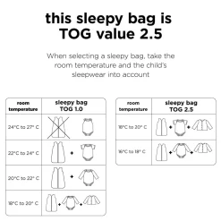 Gigoteuse 70 cm - TOG 2.5 - Playground - Rose