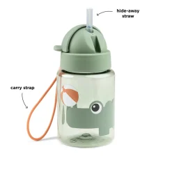 Gourde à paille - Playground - Vert - 280 ml