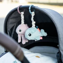 Hochet à suspendre - Jelly - Rose