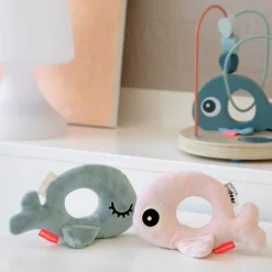 Hochet anneau - Wally - Bleu