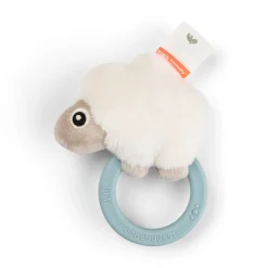 Hochet avec anneau de dentition - Sheepy - bleu