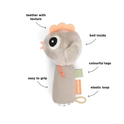 Hochet sensoriel - Tiny farm - Sable