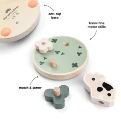 Jouet d'assemblage à visser - Dotti - Multicolore