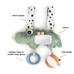 Jouet d'éveil à suspendre - Croco - Vert