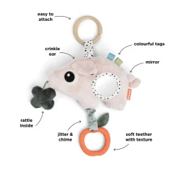 Jouet sensoriel d'activité - Pigee - Rose