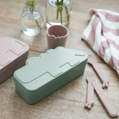 Kiddish lunch box - Croco - Moutarde