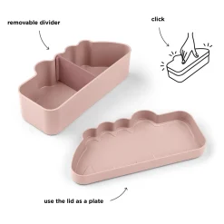 Kiddish lunch box - Croco - Rose