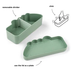 Kiddish lunch box - Croco - Vert