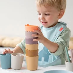 Kiddish tasse - Croco - Bleu