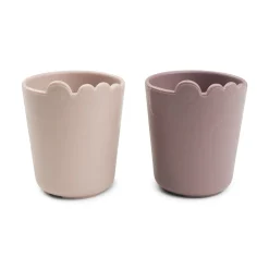 Kiddish tasse lot de 2 - Croco - Rose