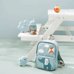Kit sac à dos en toile pour enfants - Bleu