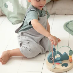 Labyrinthe à perles - Wally - Bleu