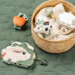 Livre d'éveil sensoriel - Tiny farm - Multicolore