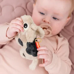 Mini hochet sensoriel - Dotti - Sable