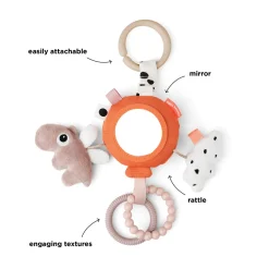 Miroir d'activité To go - Happy clouds - Papaye