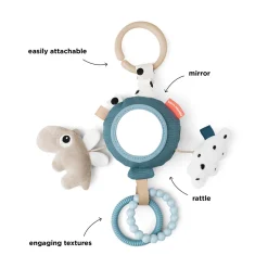 Miroir d'activité To go - Happy clouds - Bleu