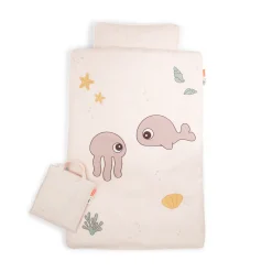 Parure de lit baby - Jelly & Wally - Rose