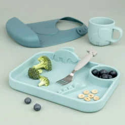 Peekaboo assiette plateau - Deer friends - Bleu